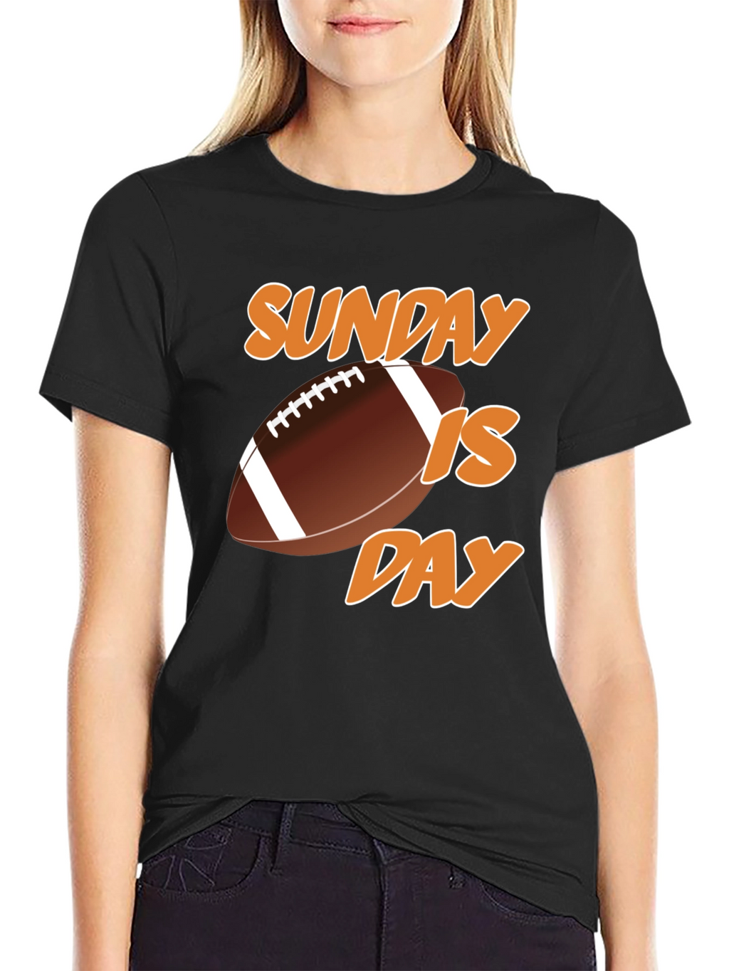 Sunday is Football Day Graphic T-Shirt