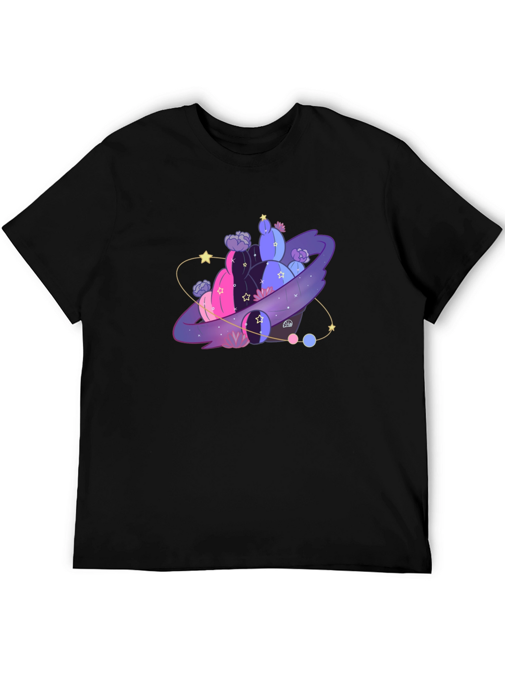 Galaxy Cactus T-Shirt - Unique Graphic Tee