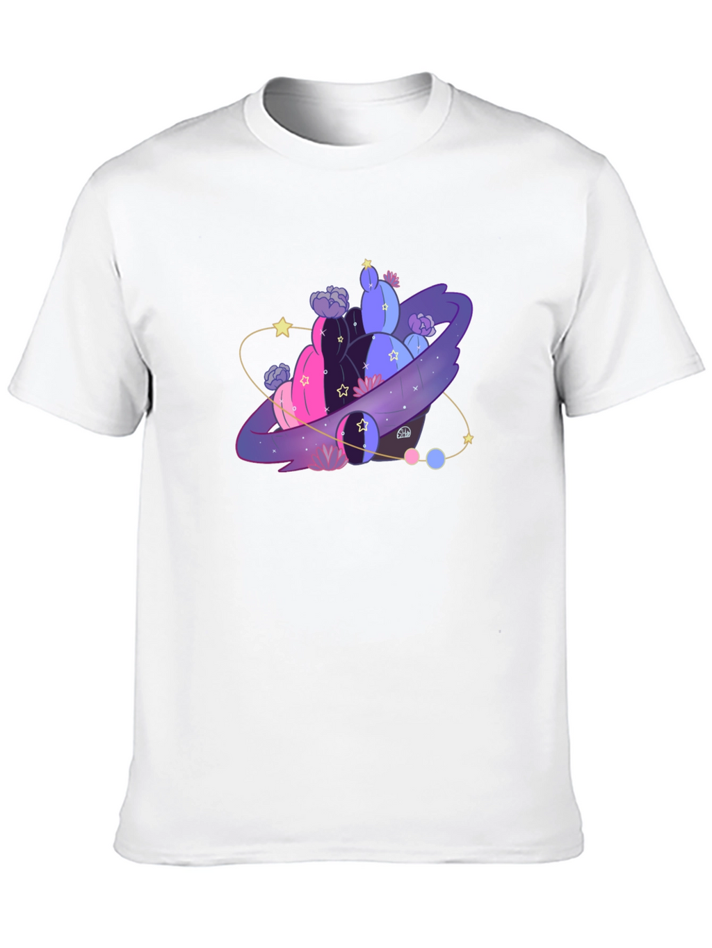 Galaxy Cactus T-Shirt - Unique Graphic Tee