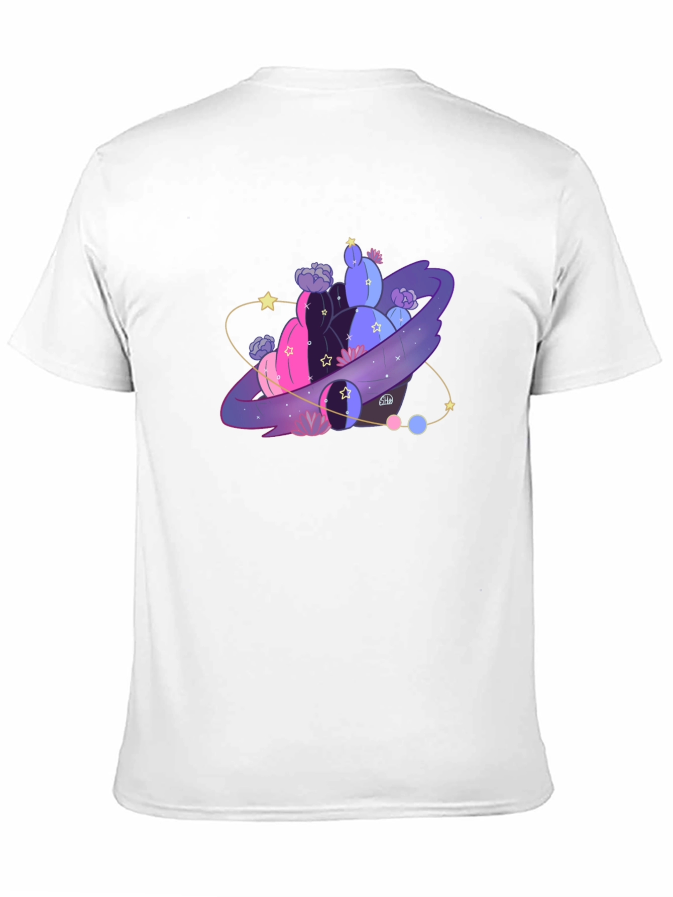 Galaxy Cactus T-Shirt - Unique Graphic Tee