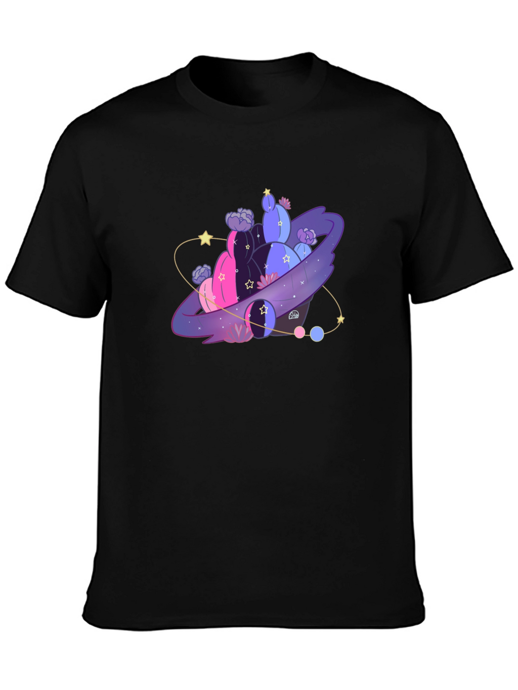 Galaxy Cactus T-Shirt - Unique Graphic Tee