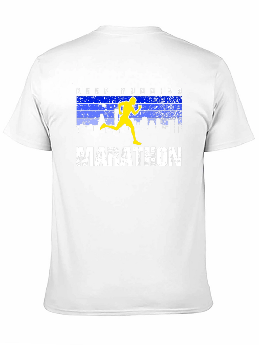 Keep Running Marathon T-Shirt - Sporty Graphic Tee
