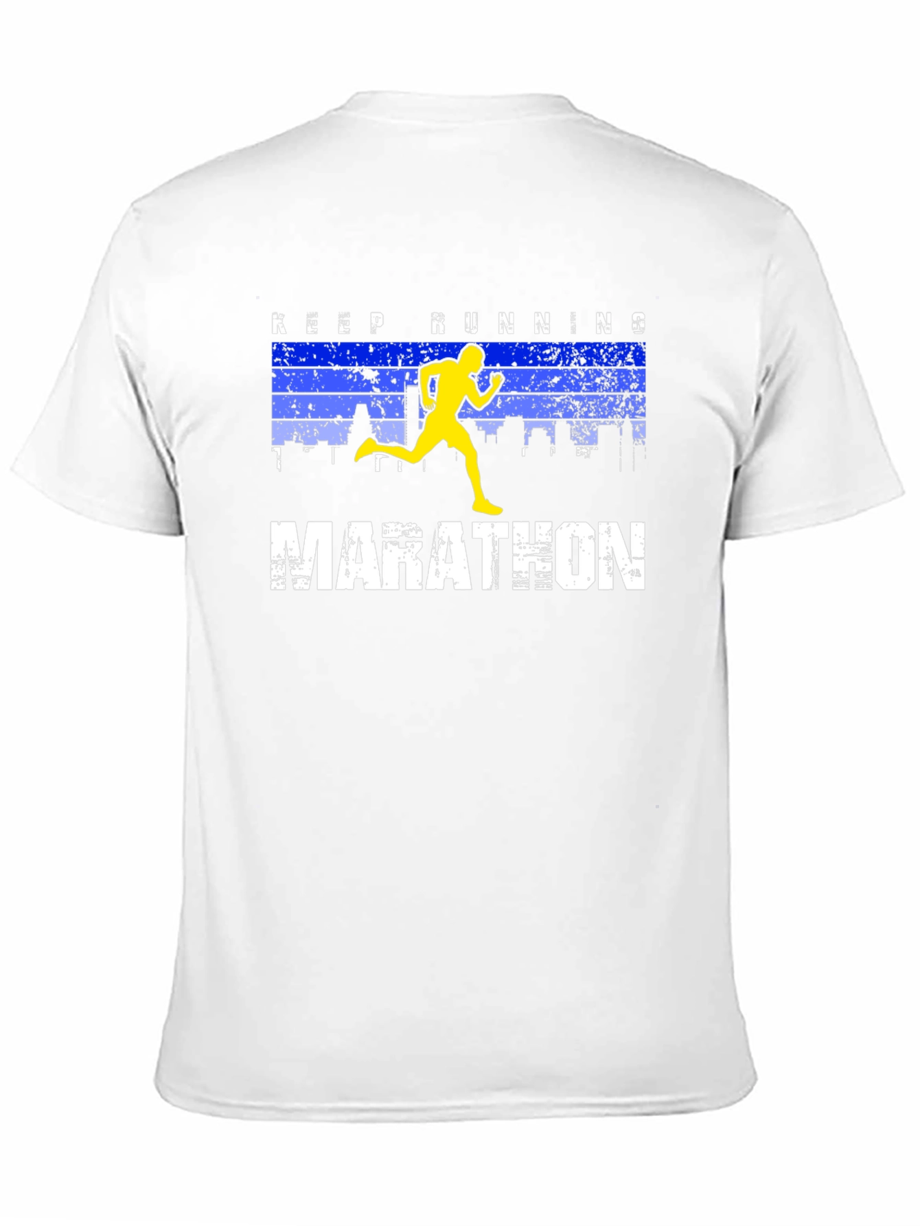 Keep Running Marathon T-Shirt - Sporty Graphic Tee