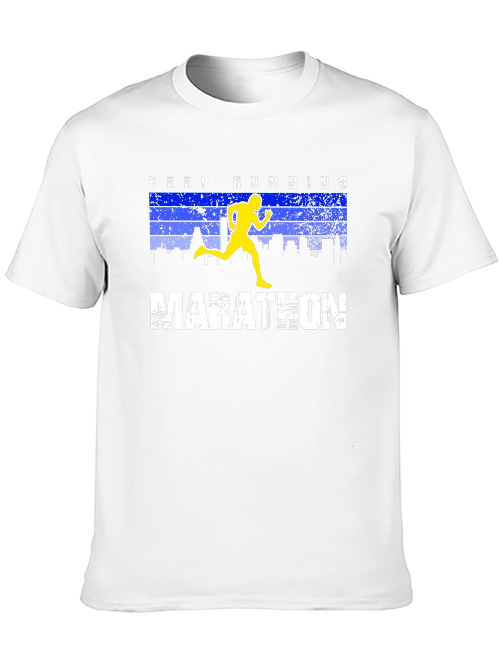 Keep Running Marathon T-Shirt - Sporty Graphic Tee