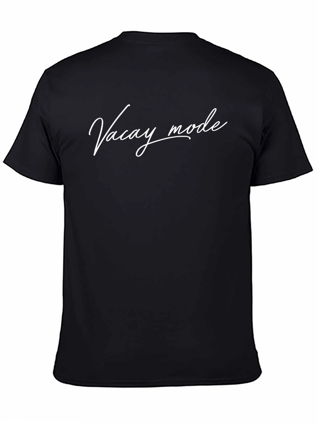 Vacay Mode Black T-Shirt - Stylish Vacation Apparel