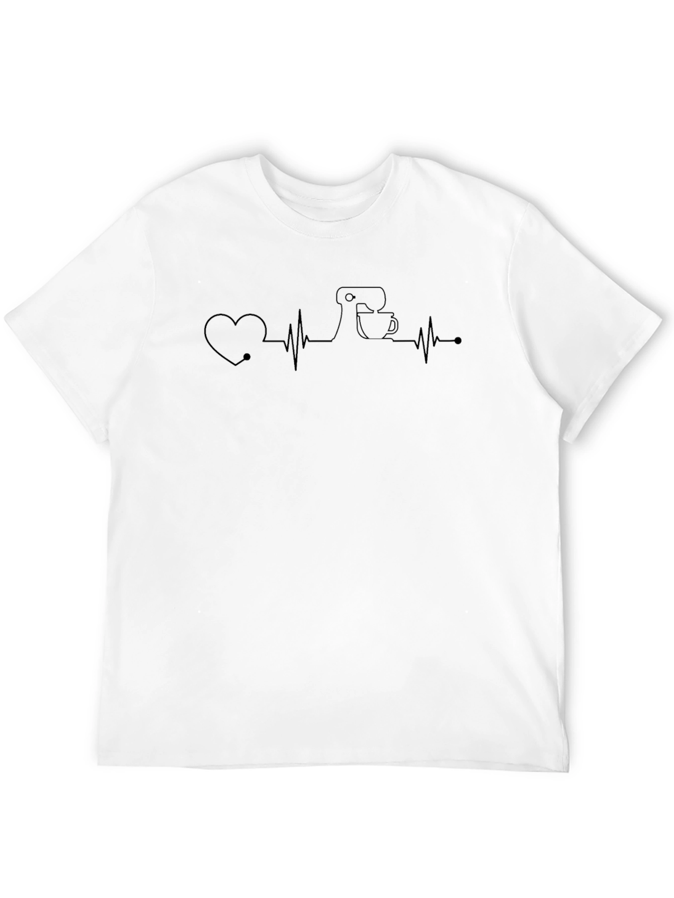 Baking Heartbeat Tee - Stand Mixer Love