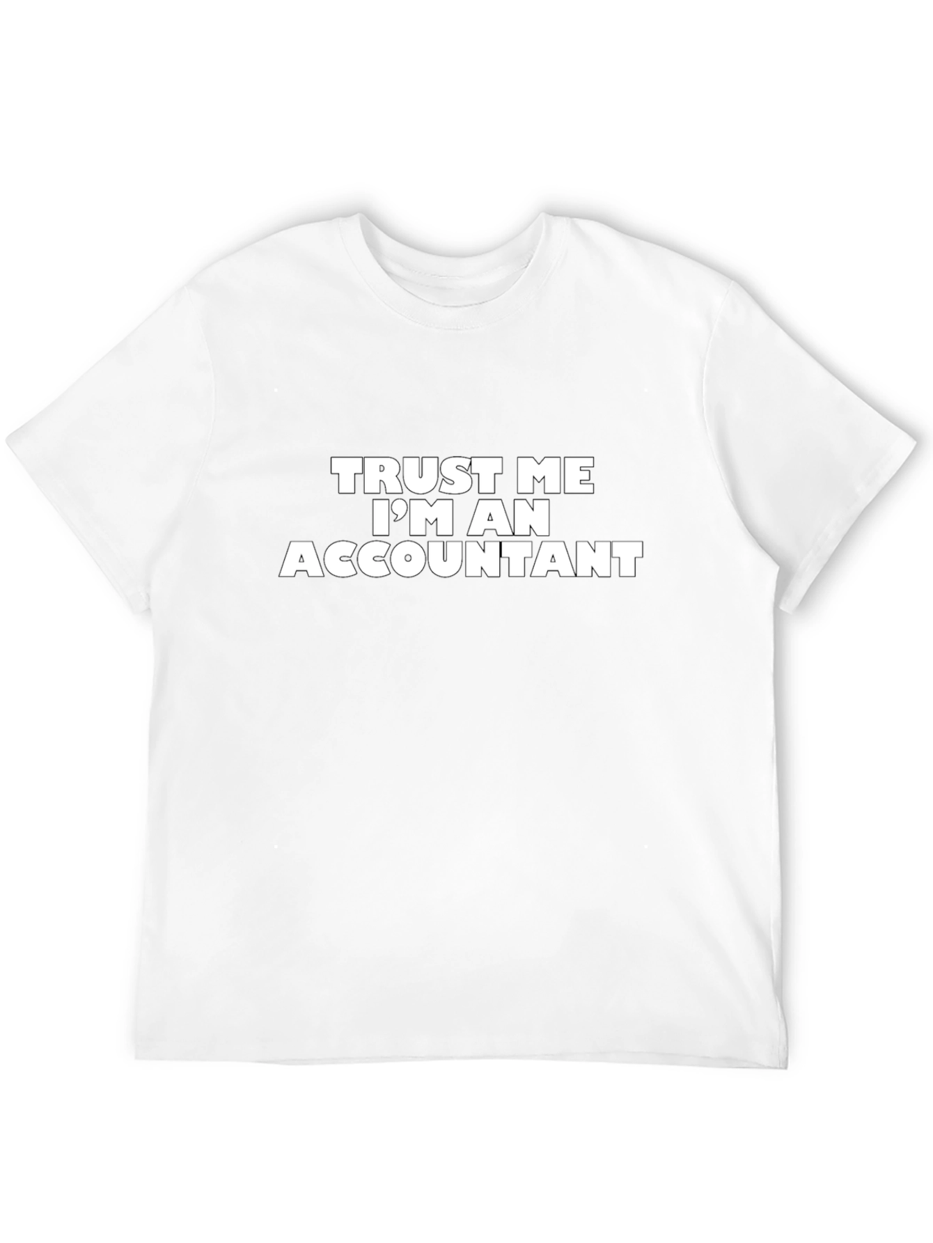 Trust Me Im An Accountant Black T-Shirt