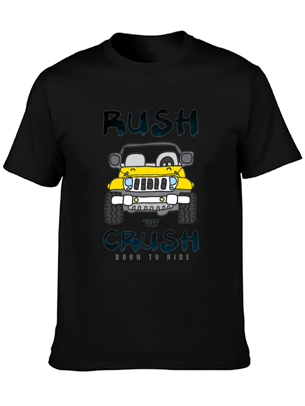 Rush and Crush Born to Ride Graphic T-Shirt