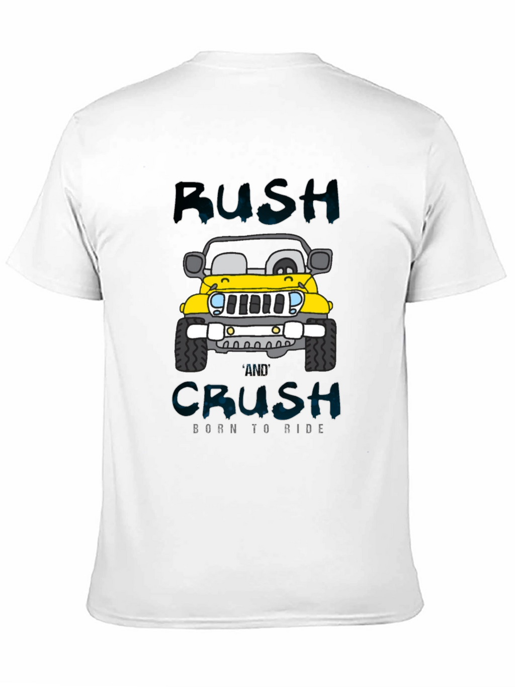 Rush and Crush Born to Ride Graphic T-Shirt