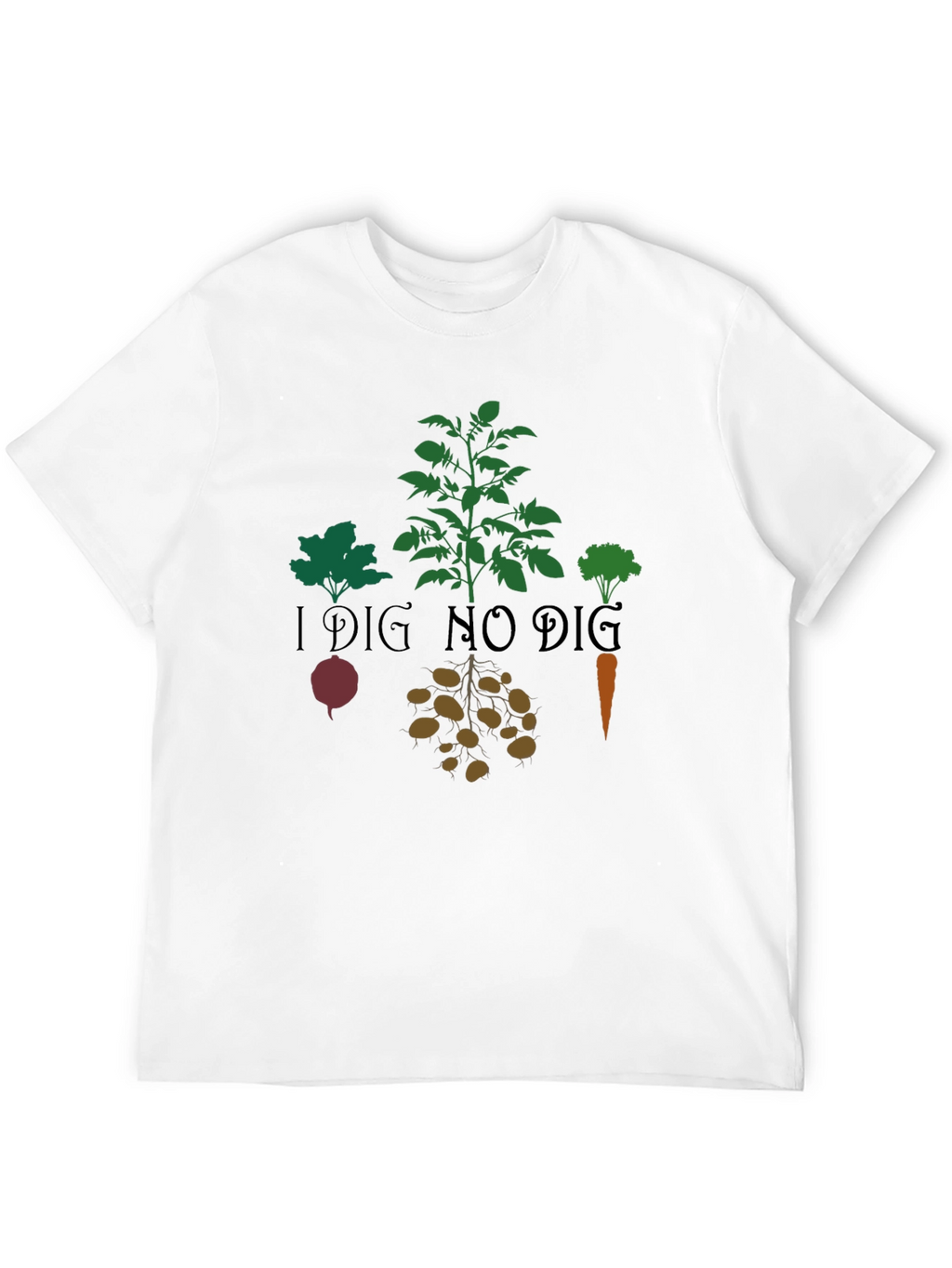 I Dig No Dig Gardener T-Shirt