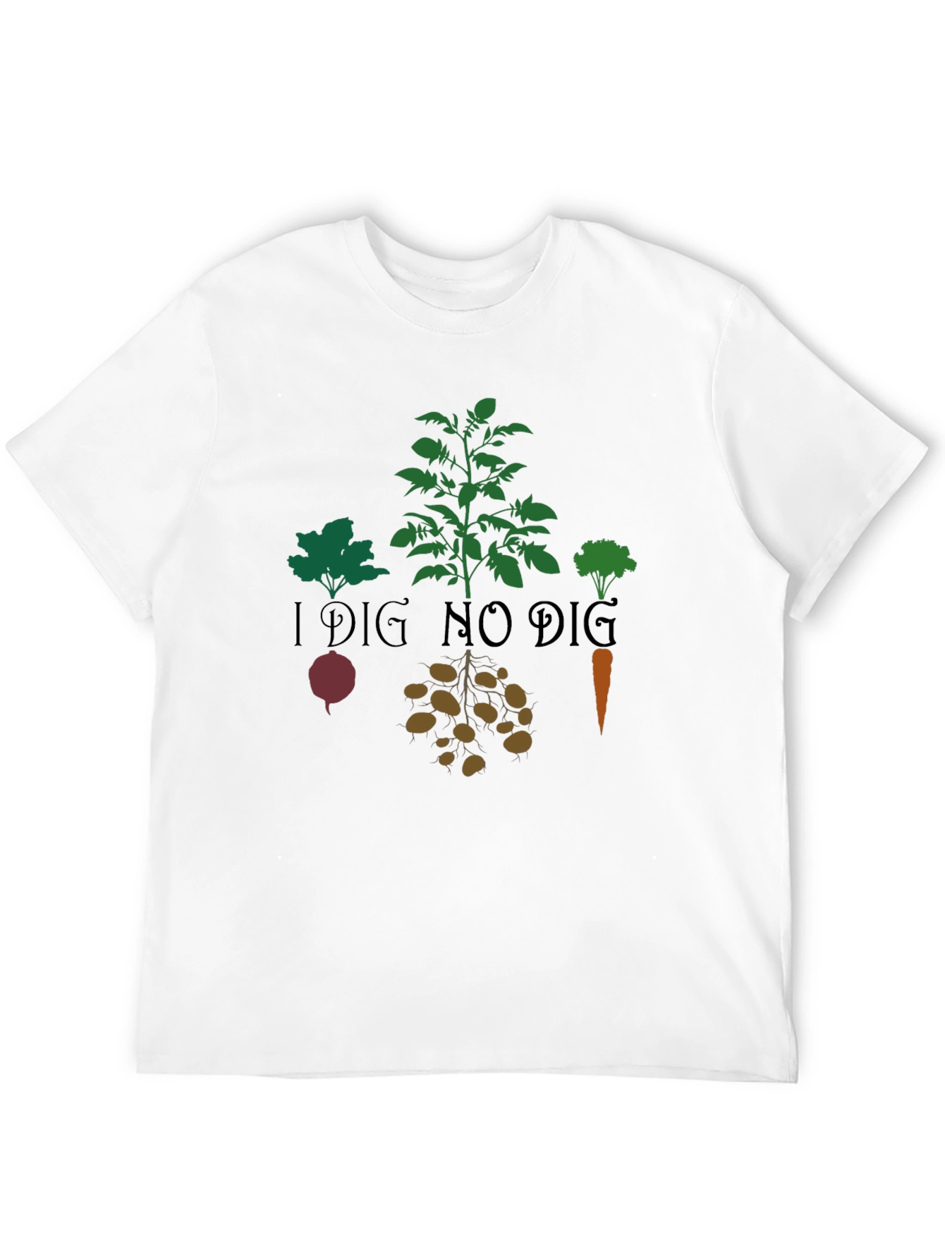 I Dig No Dig Gardener T-Shirt