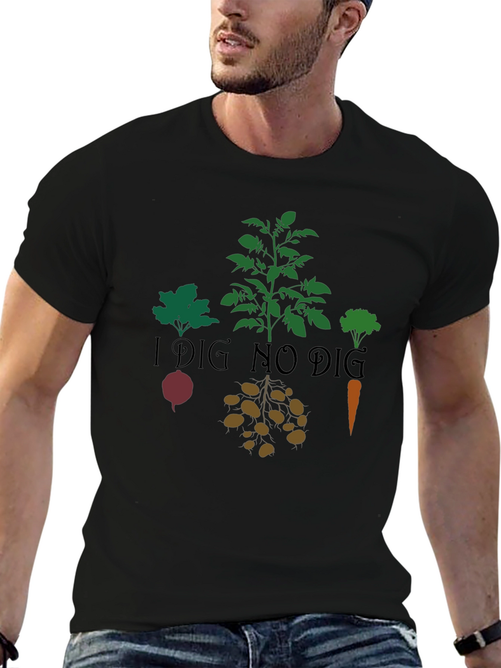 I Dig No Dig Gardener T-Shirt
