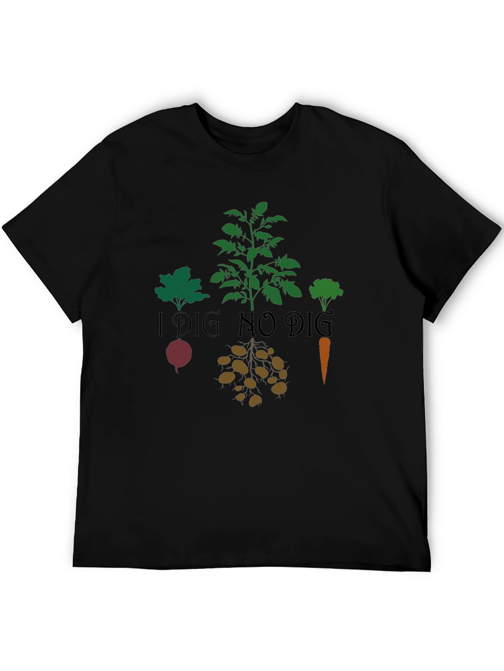 I Dig No Dig Gardener T-Shirt