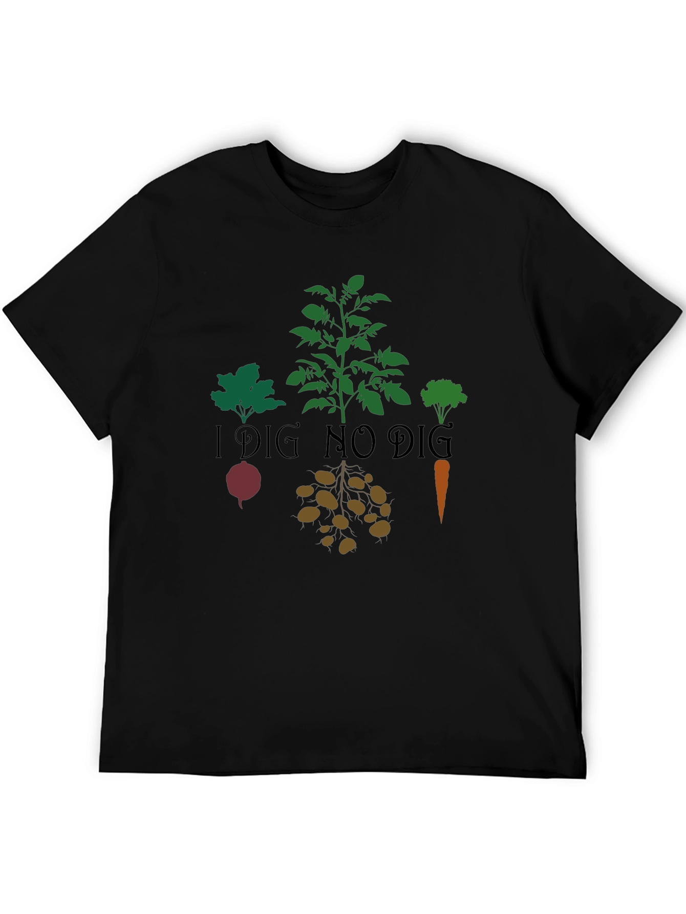 I Dig No Dig Gardener T-Shirt