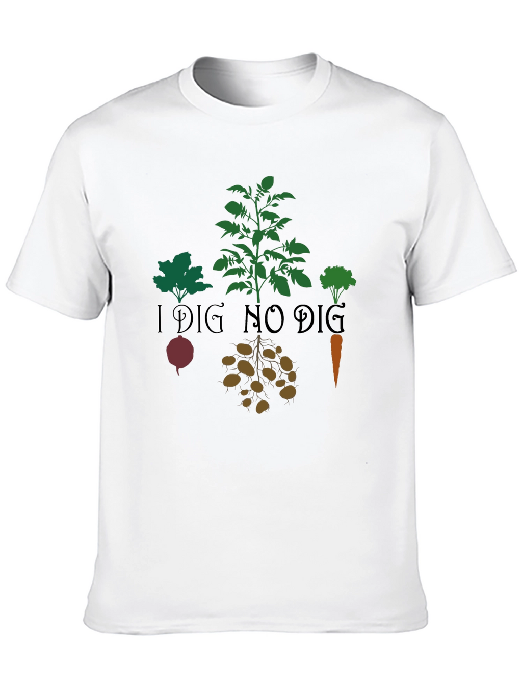 I Dig No Dig Gardener T-Shirt
