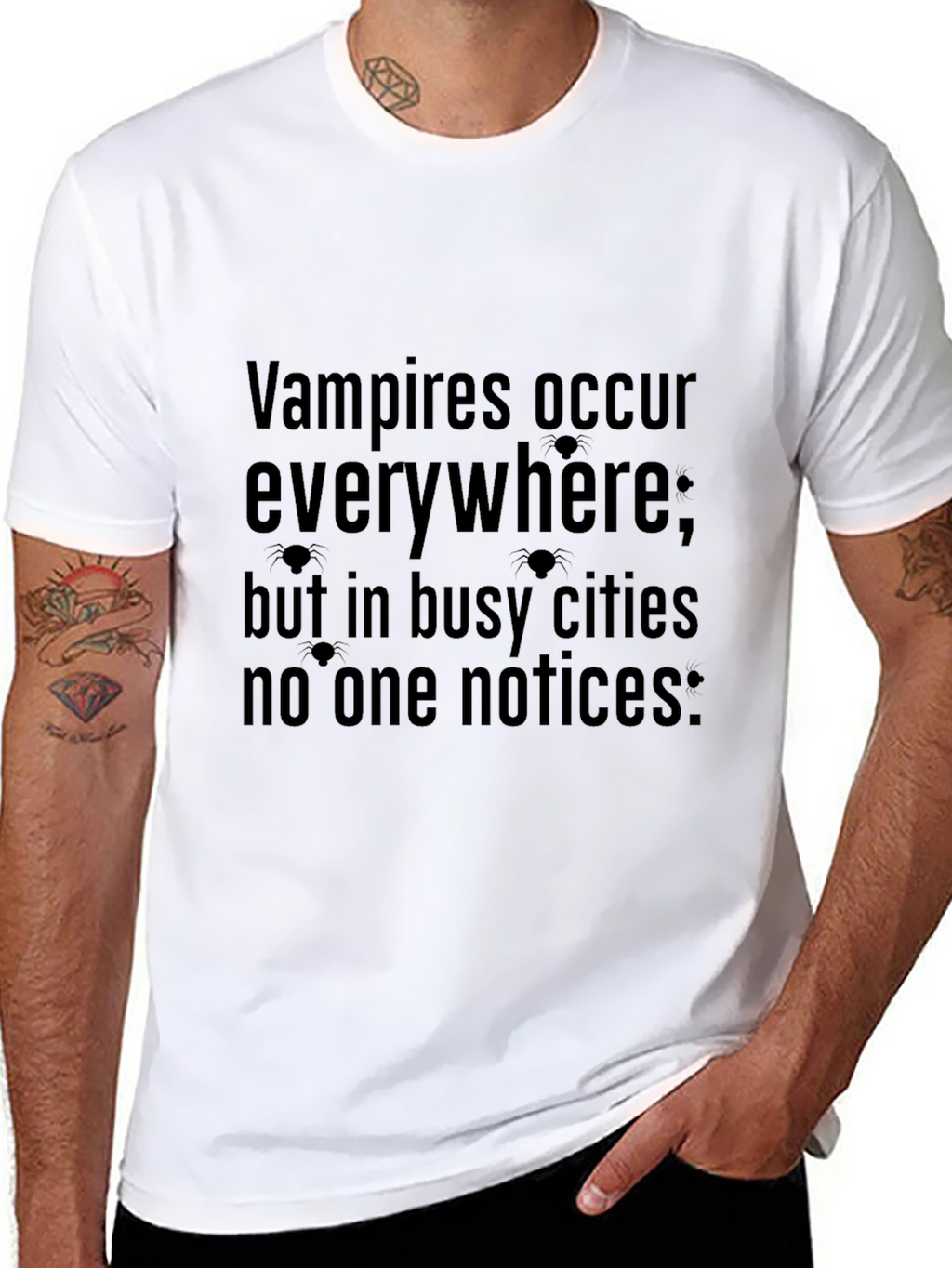 Vampire Humor Graphic Tee