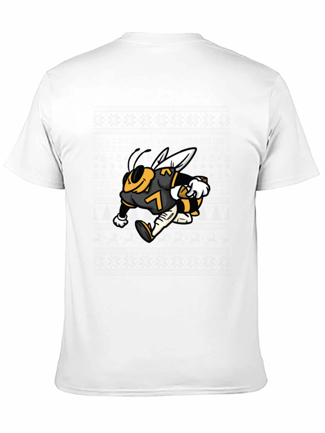 Bee Football Player Graphic Tee