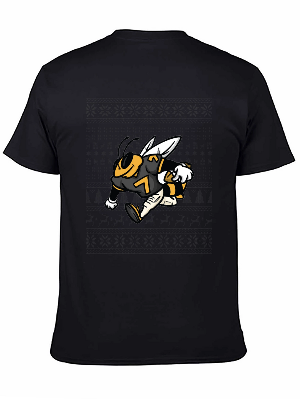 Bee Football Player Graphic Tee