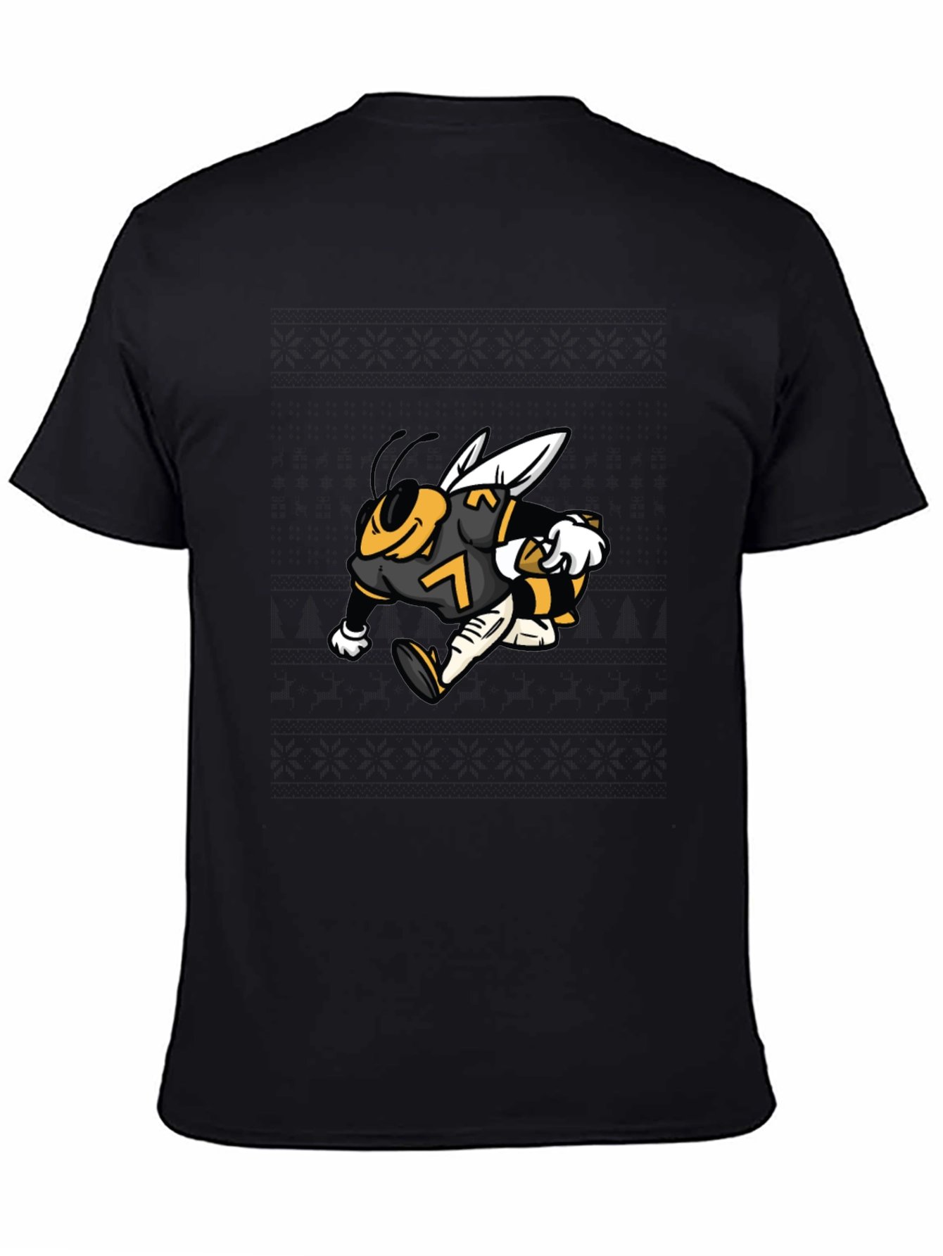 Bee Football Player Graphic Tee