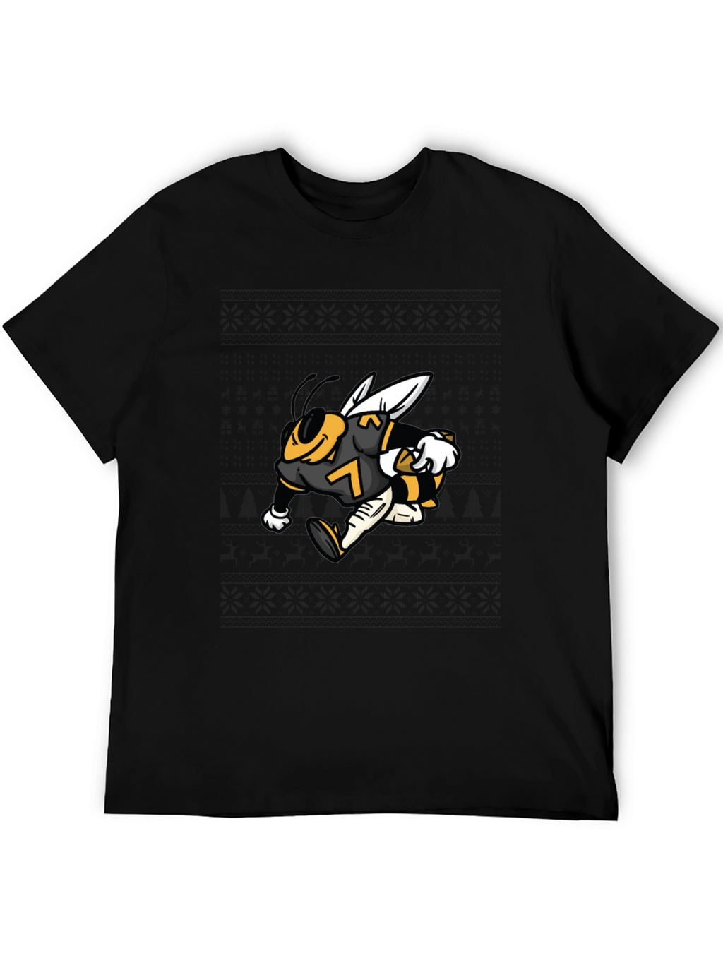 Bee Football Player Graphic Tee