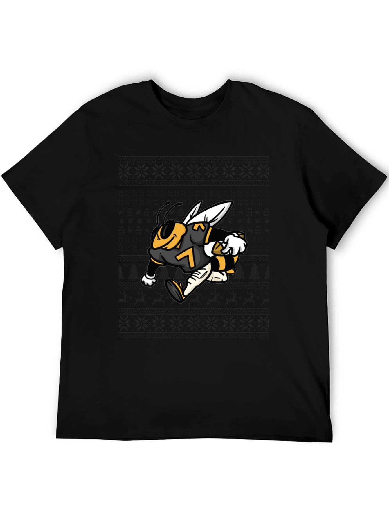Bee Football Player Graphic Tee