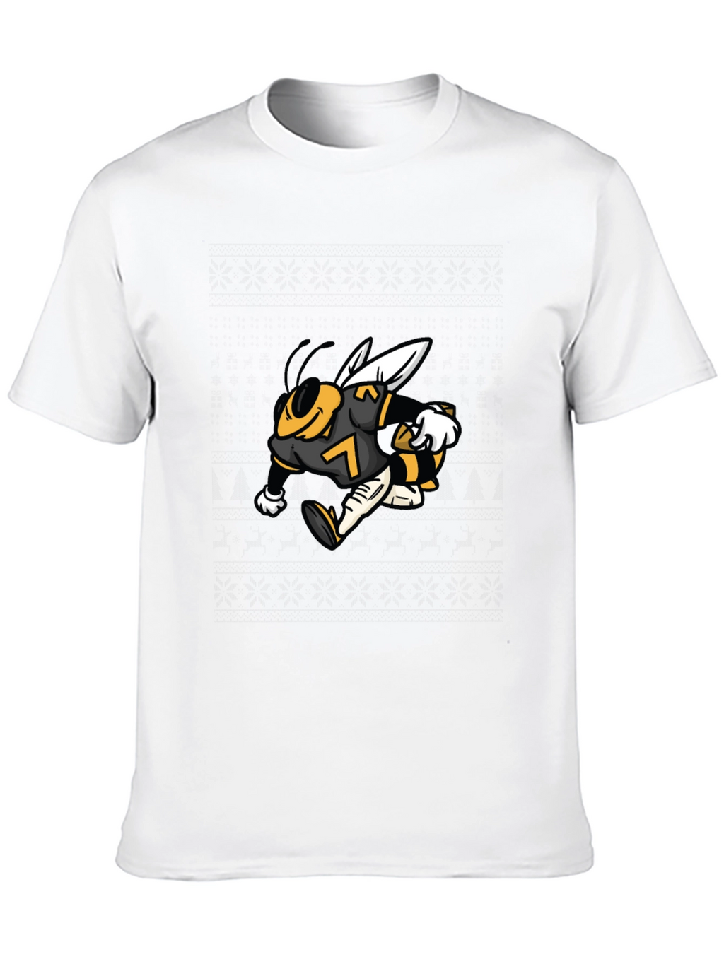 Bee Football Player Graphic Tee