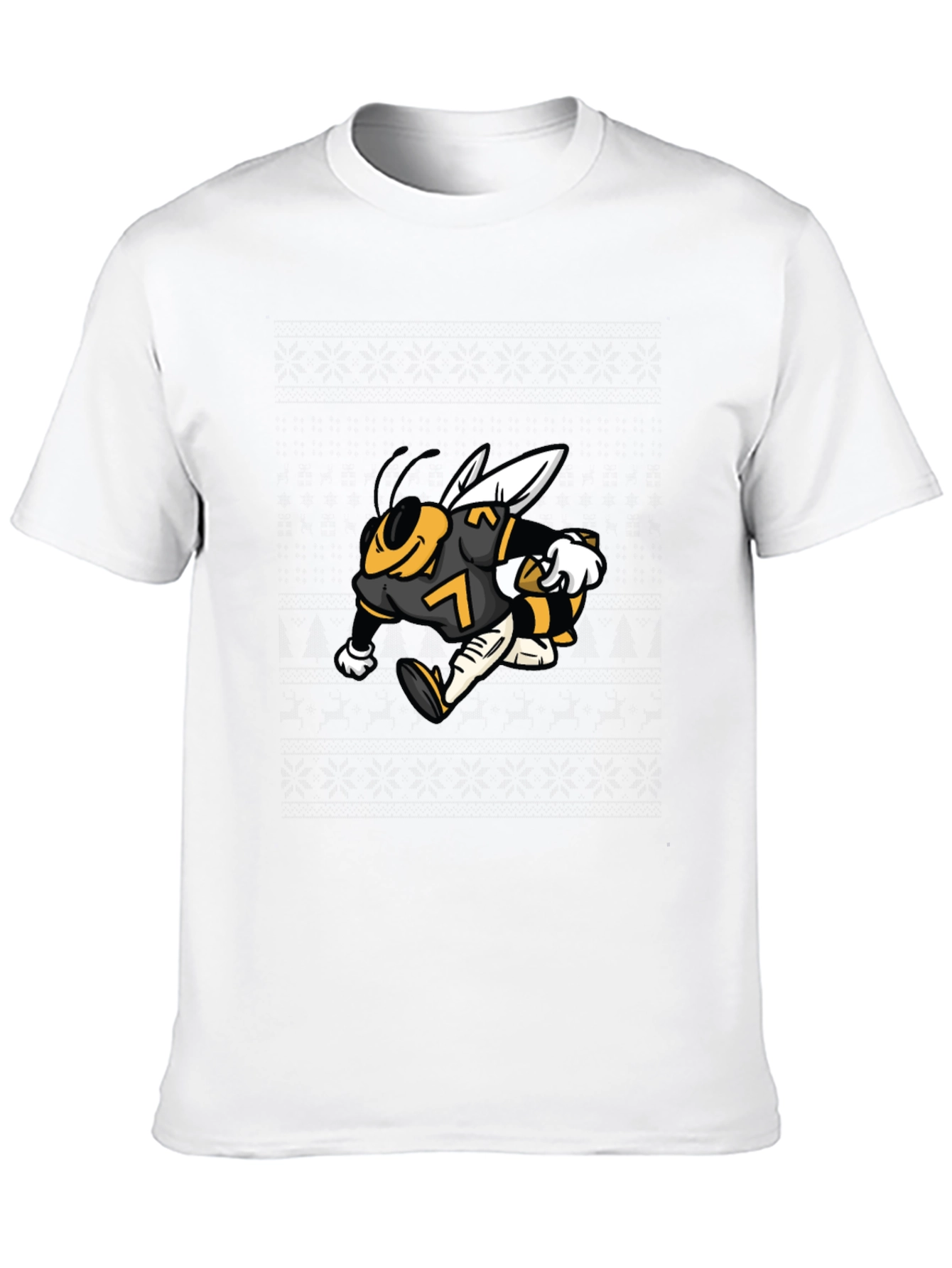 Bee Football Player Graphic Tee