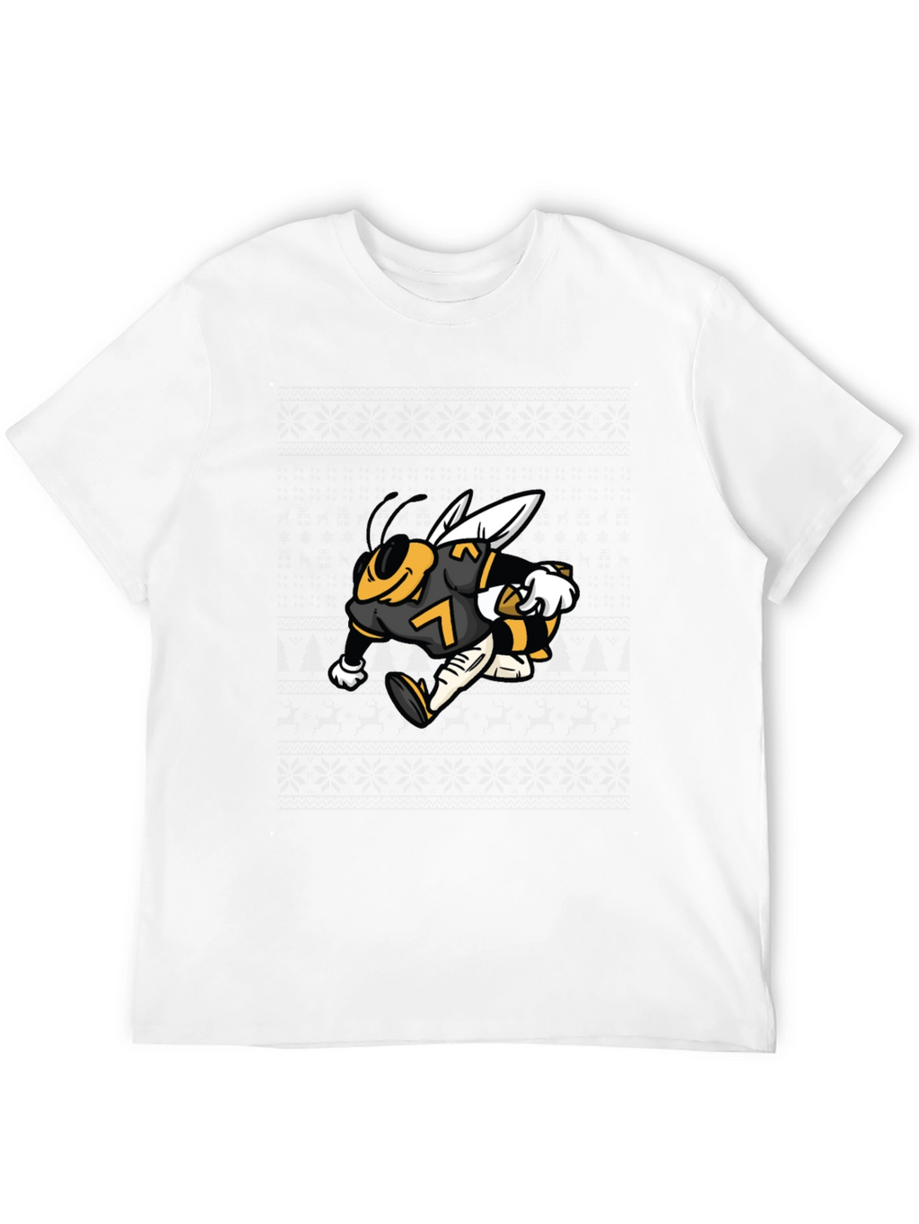 Bee Football Player Graphic Tee