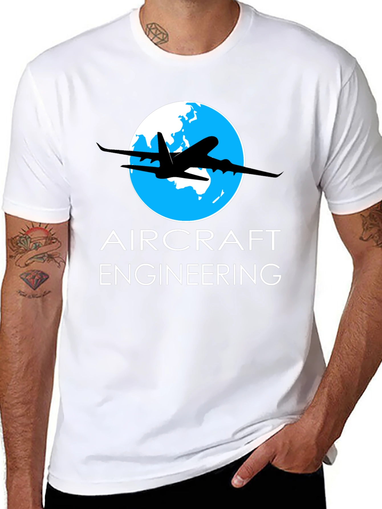 Aircraft Engineering T-Shirt Aviation Design