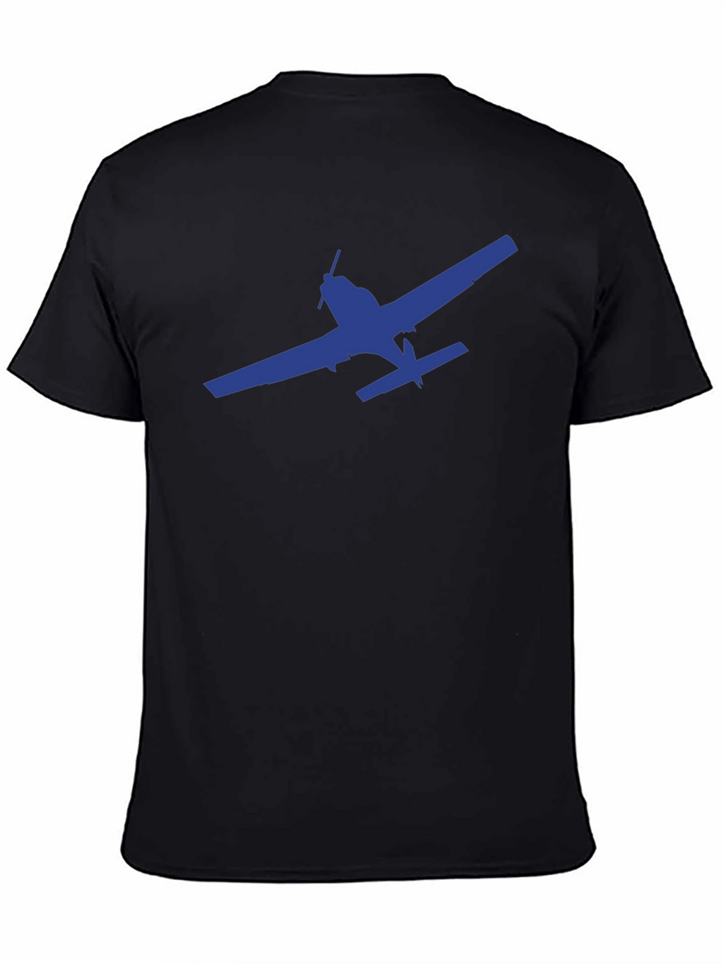 Airplane Graphic T-Shirt - Black Casual Tee