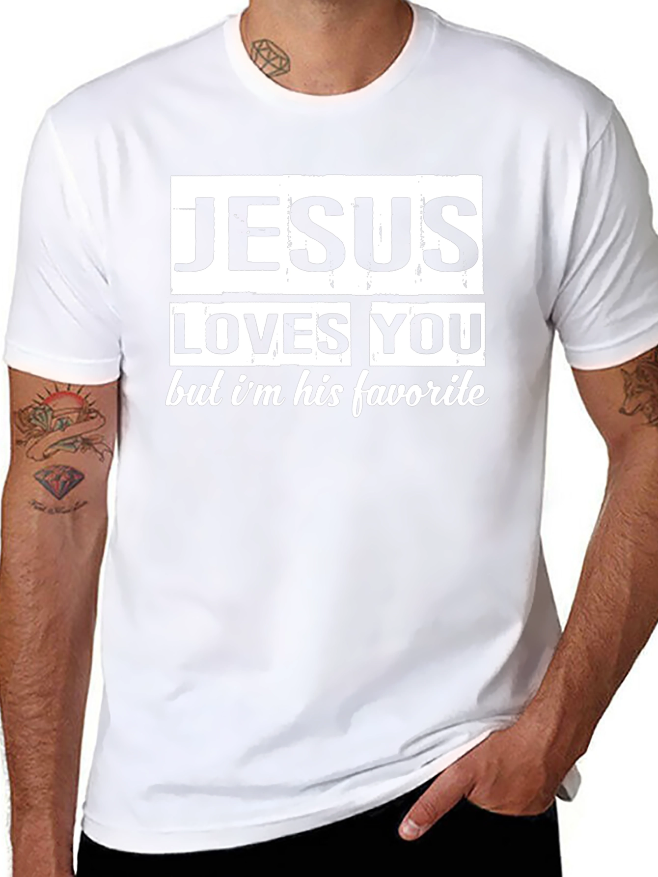 Jesus Loves You T-Shirt - Funny Christian Tee