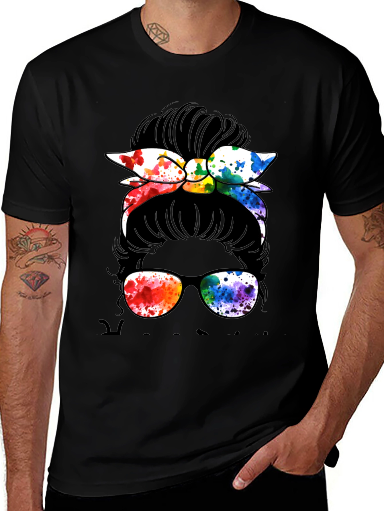 Messy Bun Pride T-Shirt