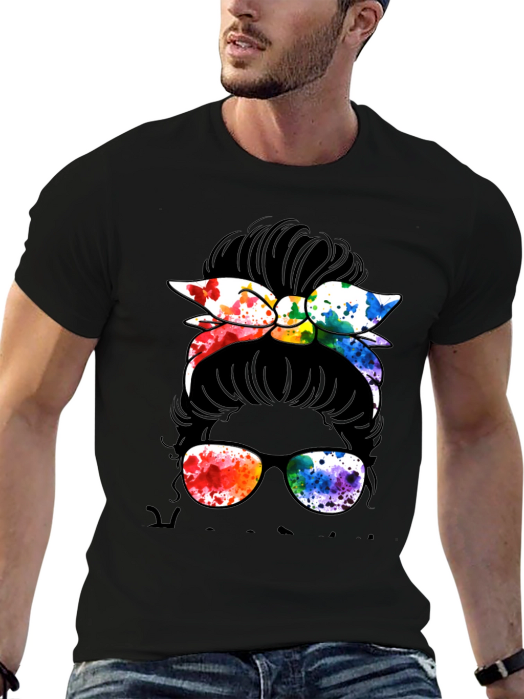 Messy Bun Pride T-Shirt