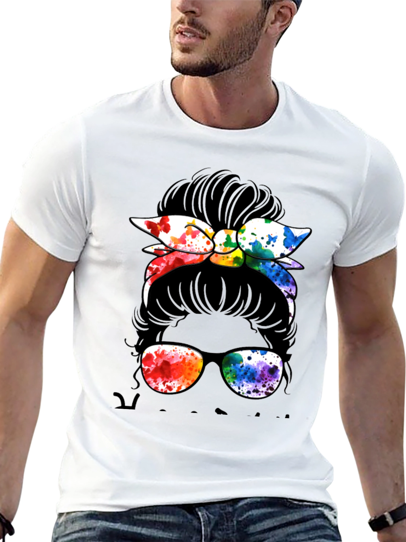 Messy Bun Pride T-Shirt