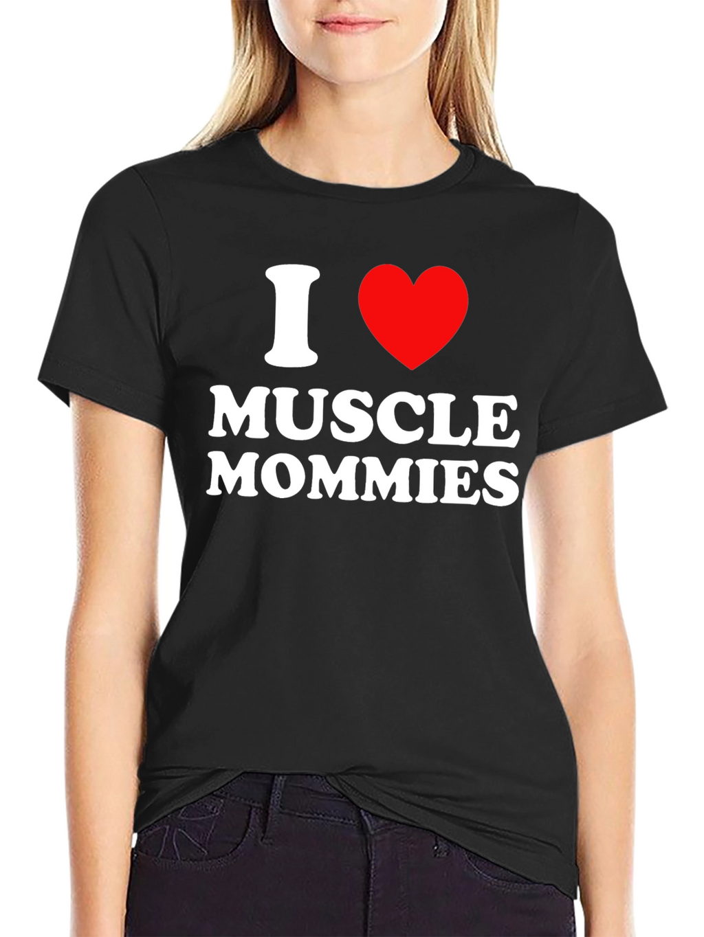 I Love Muscle Mommies T-Shirt