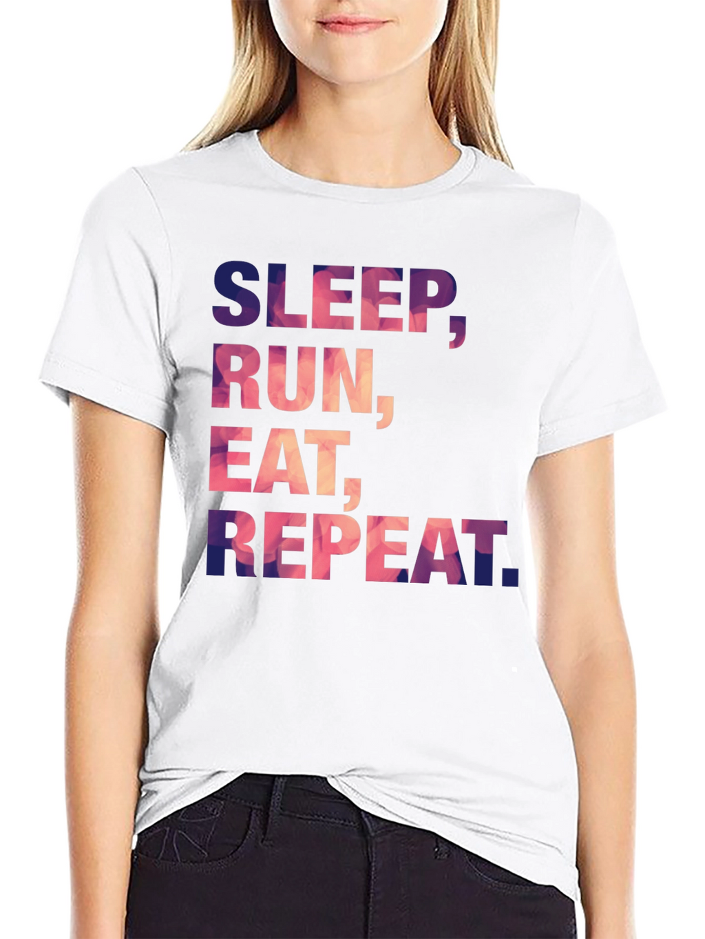 Sleep Run Eat Repeat Graphic Tee