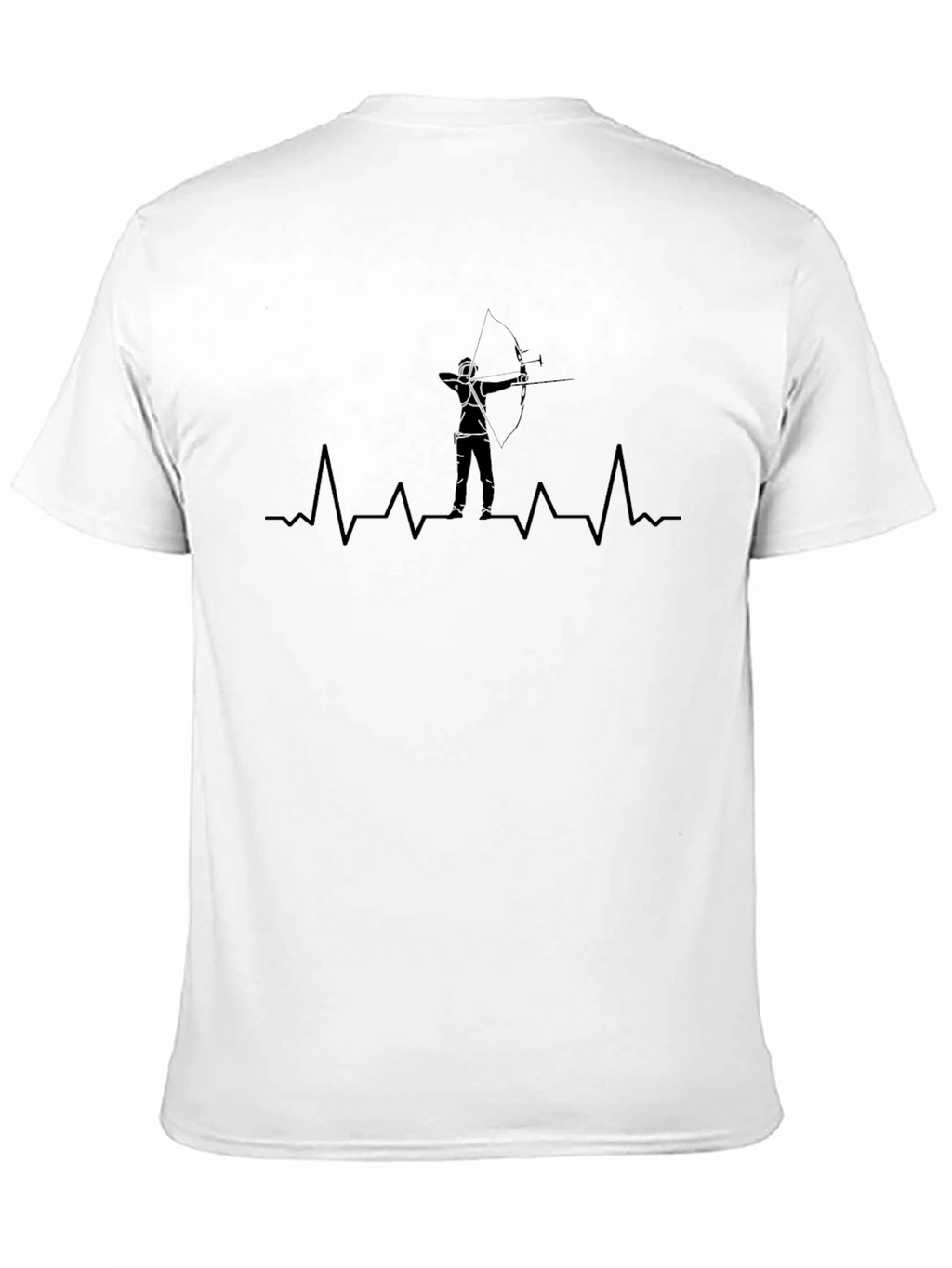 Archery Heartbeat T-Shirt - Black