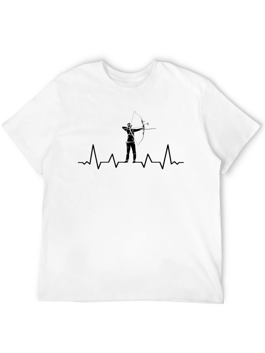 Archery Heartbeat T-Shirt - Black