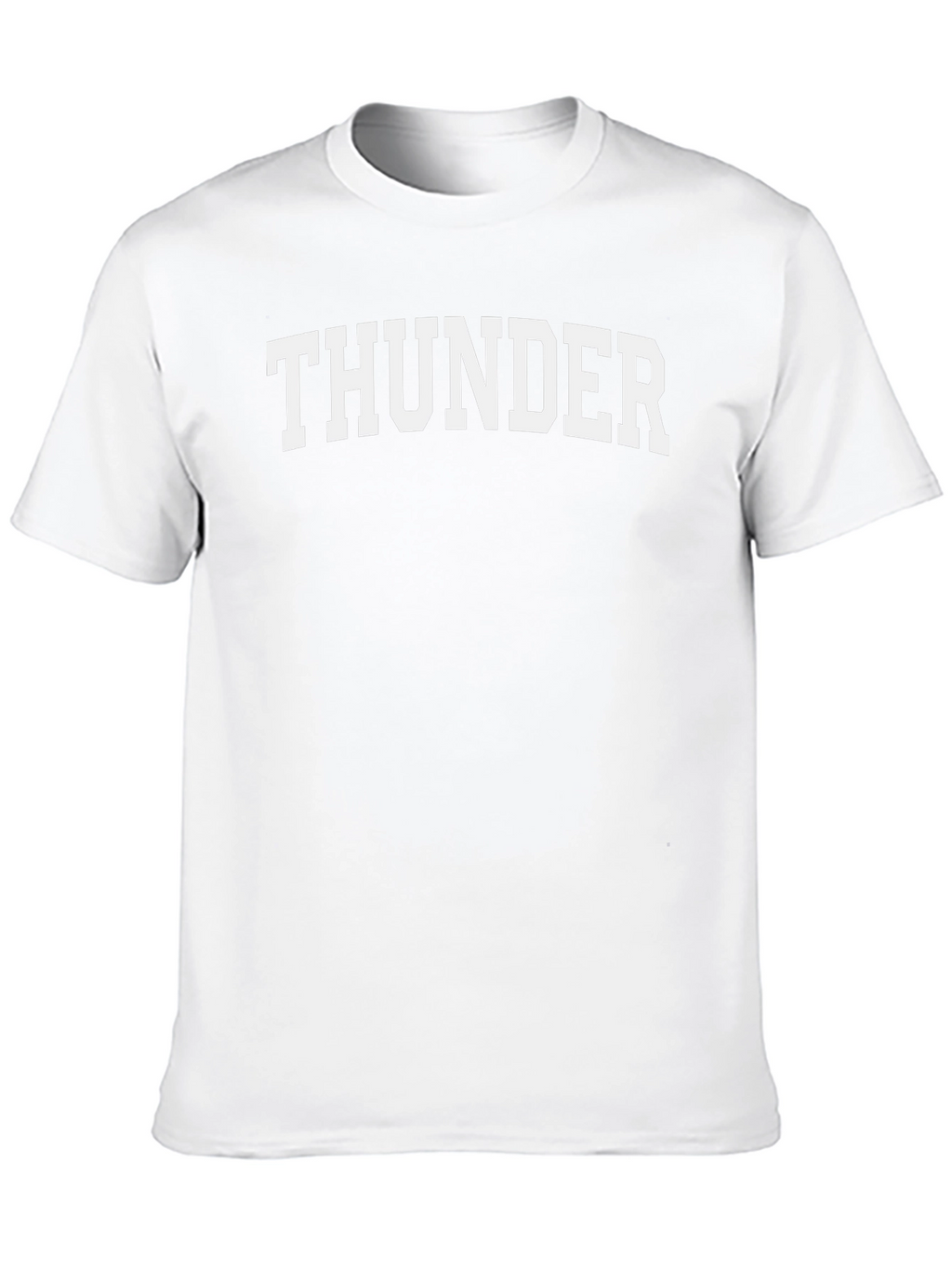 Thunder Graphic Tee - Classic Black Cotton T-Shirt