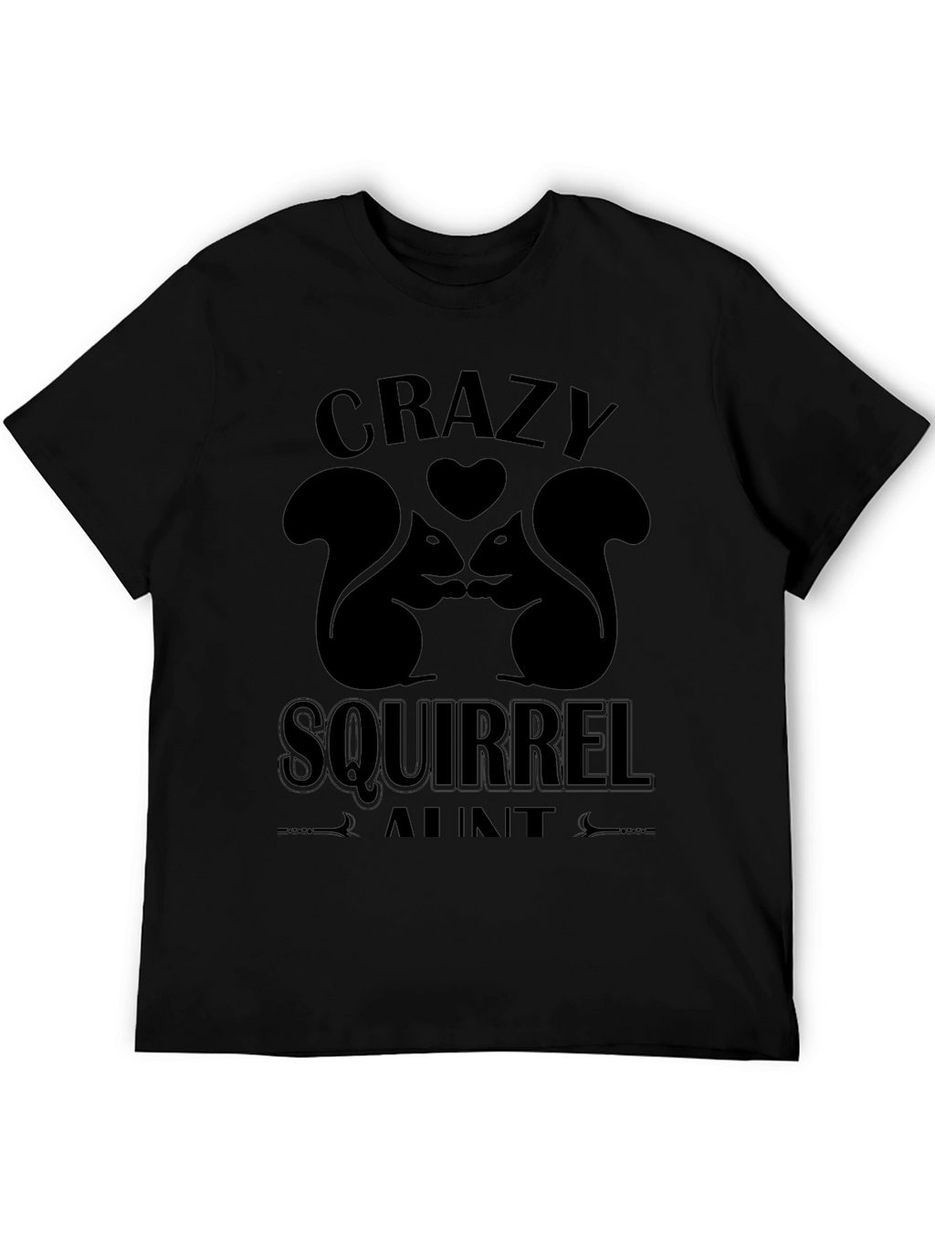 Crazy Squirrel Aunt Graphic T-Shirt