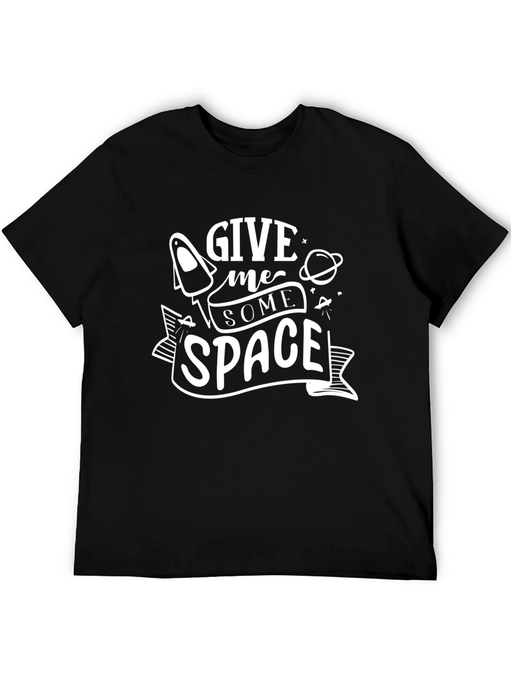 Give Me Some Space Black T-Shirt