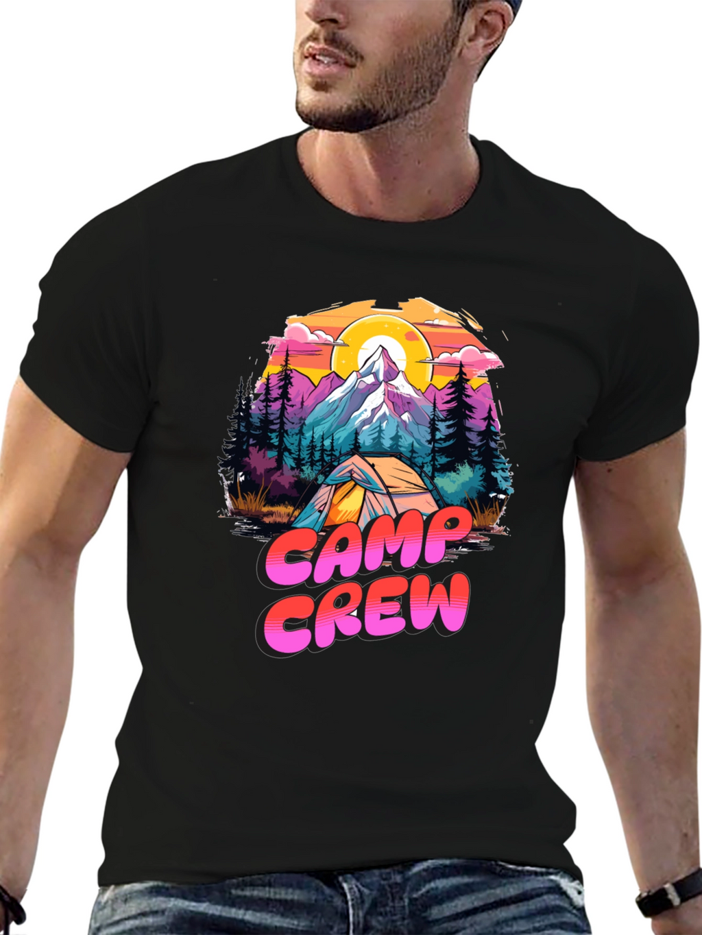 Camp Crew Graphic T-Shirt - Adventure Ready