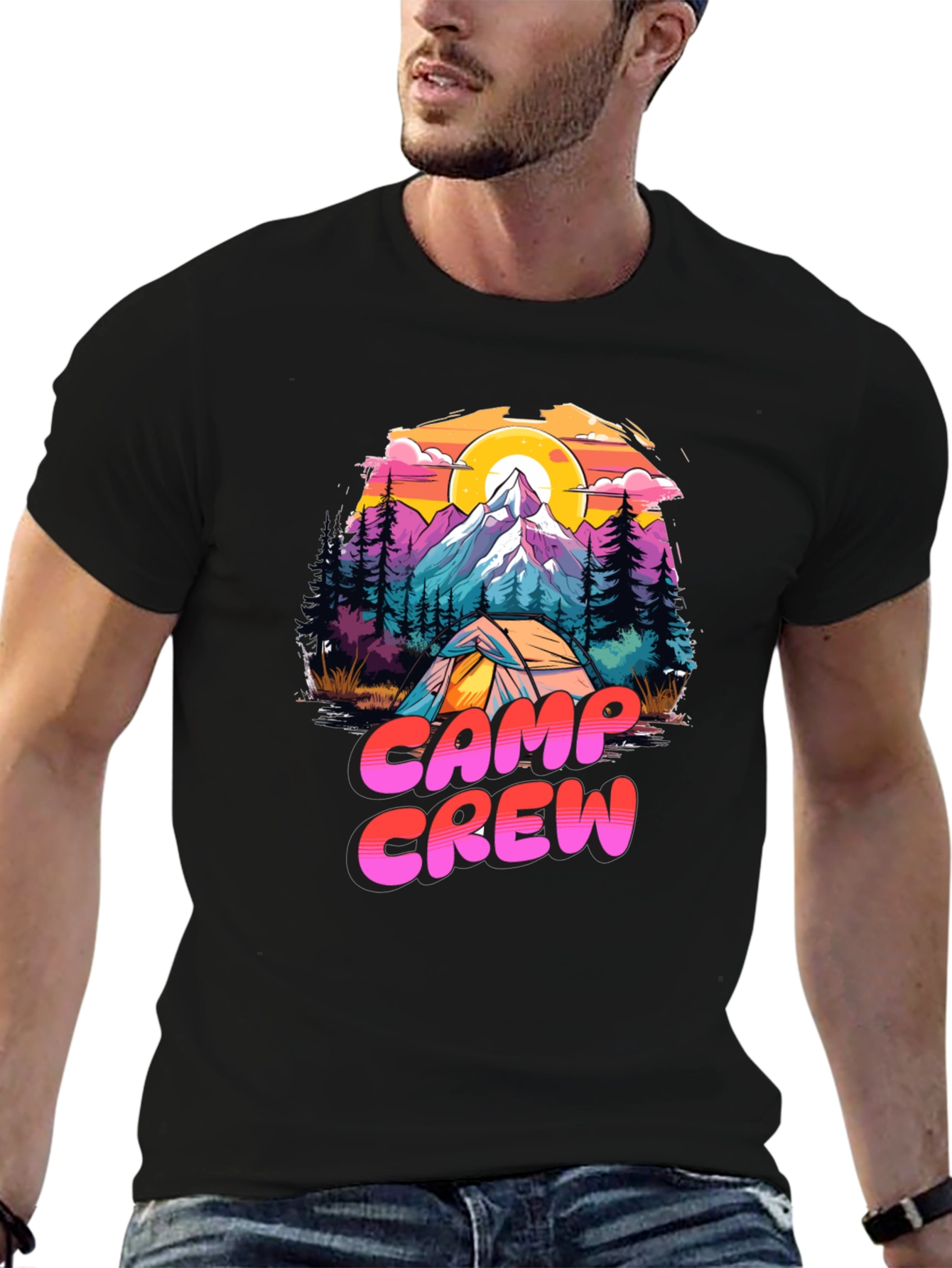 Camp Crew Graphic T-Shirt - Adventure Ready