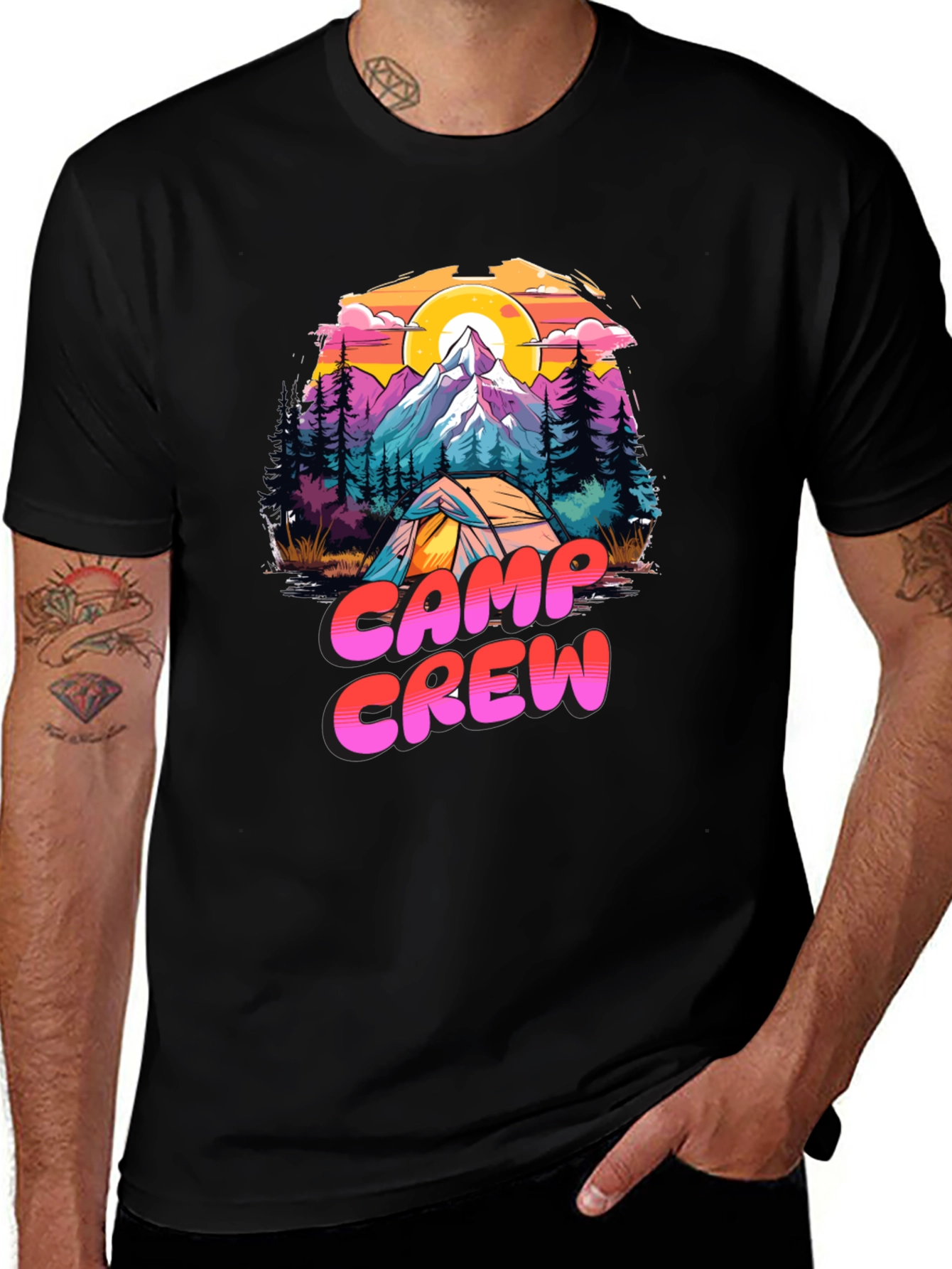 Camp Crew Graphic T-Shirt - Adventure Ready