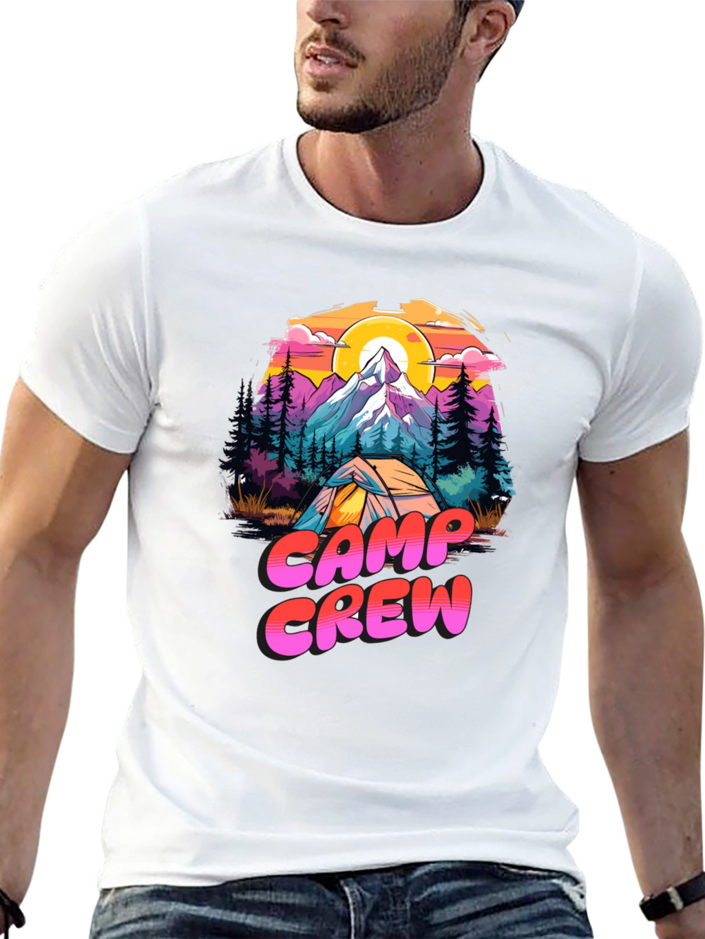 Camp Crew Graphic T-Shirt - Adventure Ready