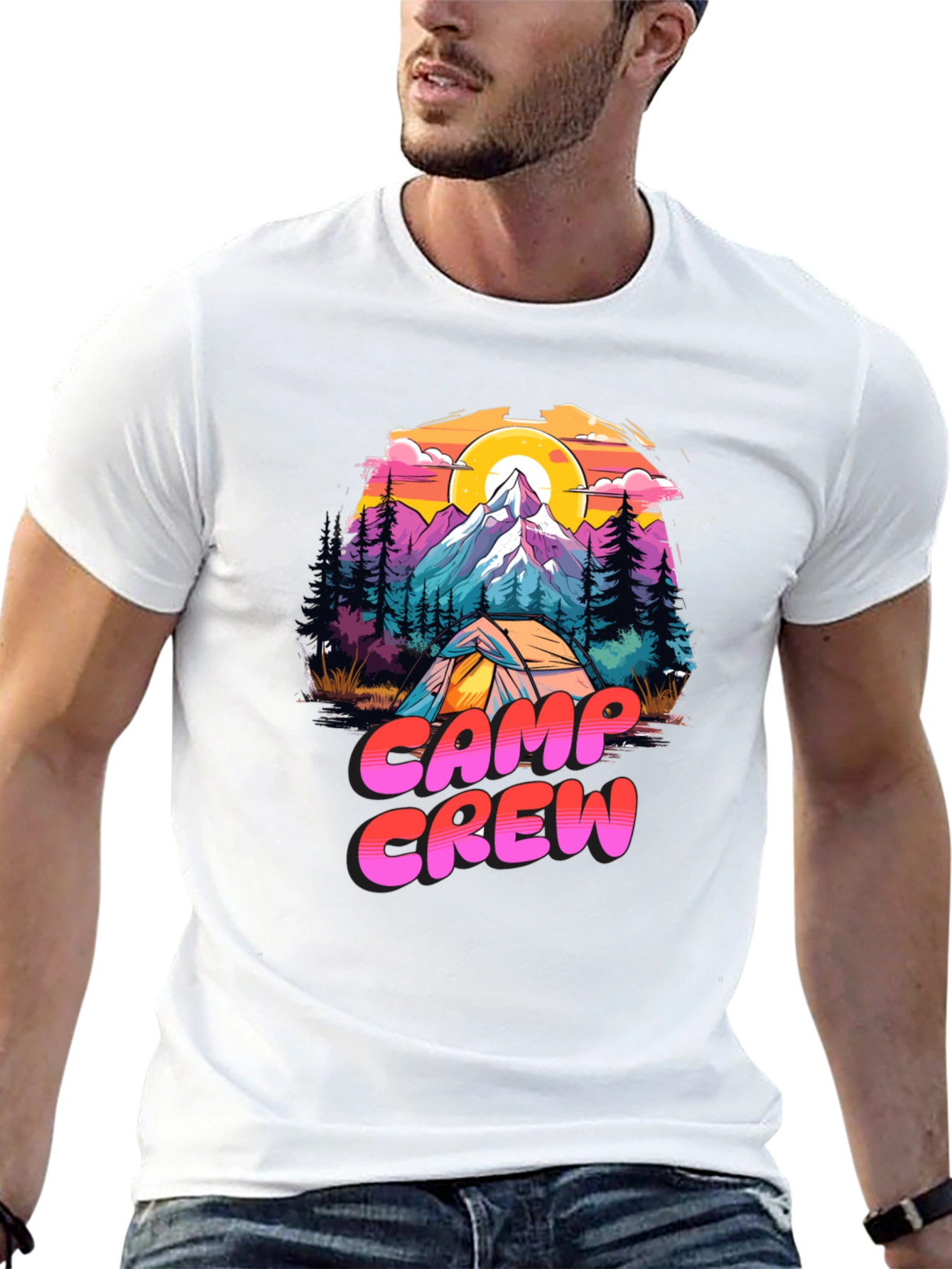 Camp Crew Graphic T-Shirt - Adventure Ready