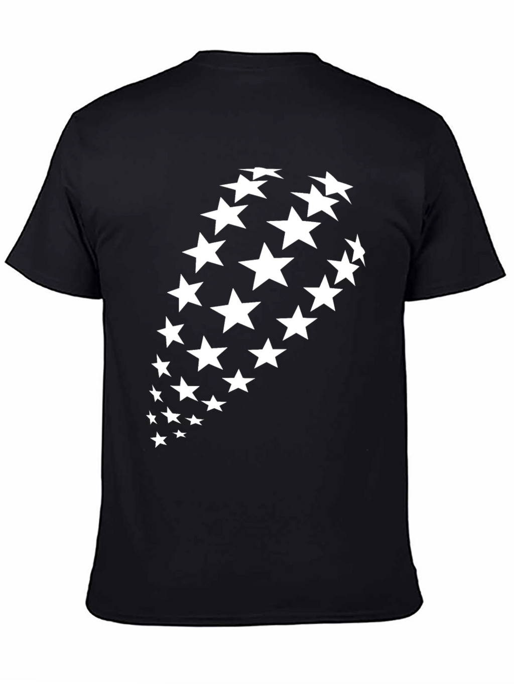 Starry Graphic Black T-Shirt