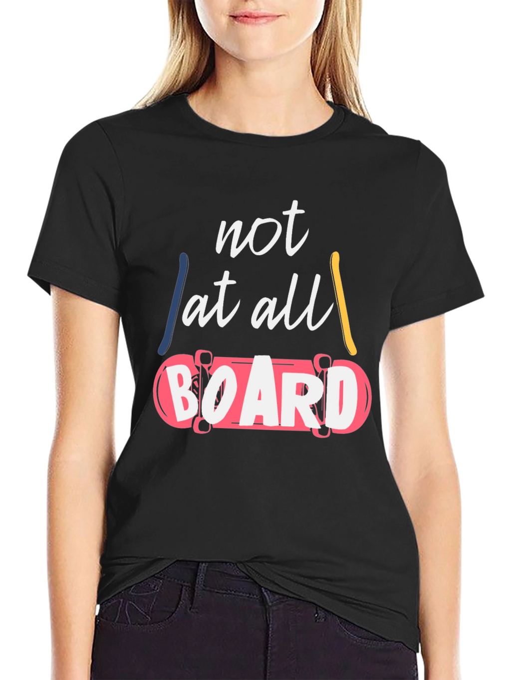 Not At All Board Graphic T-Shirt