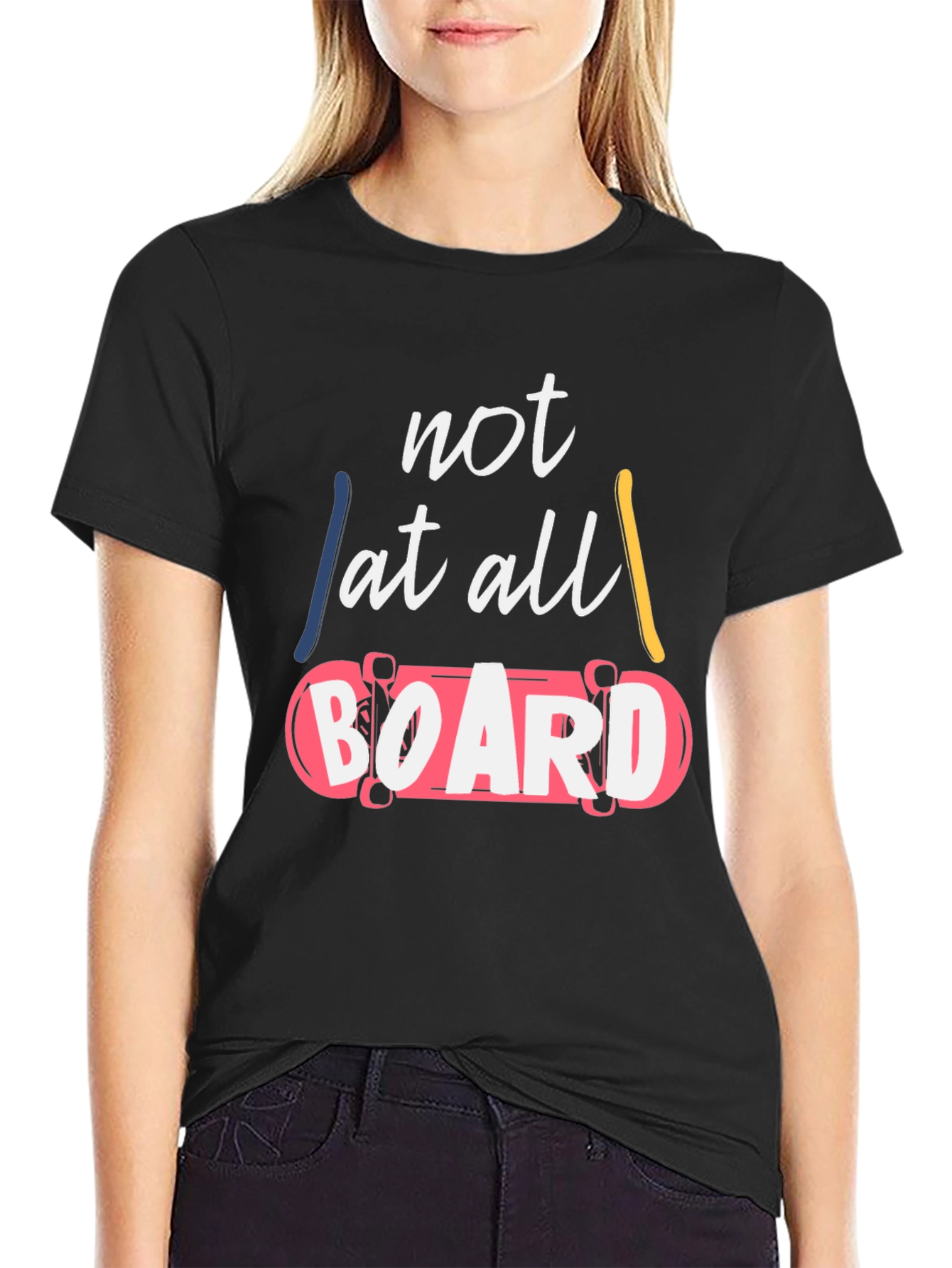 Not At All Board Graphic T-Shirt
