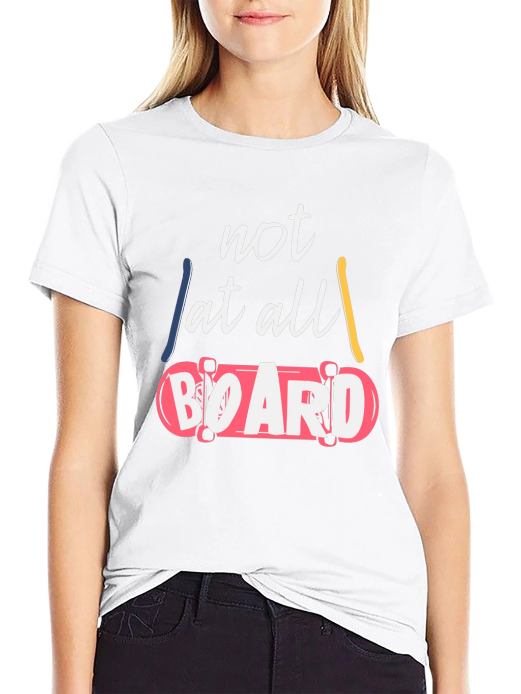 Not At All Board Graphic T-Shirt